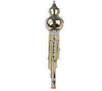 Cucurbit Flutes Gold Plated Hulusi C Major And B Flat Drop Resistant And Durable Suitable For Beginners And Adults(Bb key with box)