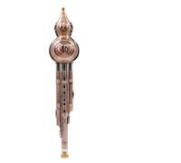 Cucurbit Flutes Hulusi Flute In C Major Drop Resistant Durable Copper Plated B Flat Suitable For Adults And Beginners(Bb major)