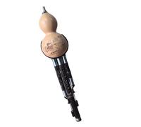Cucurbit Flutes Hulusi Musical Instrument In The Keys Of BC Flat DFG Suitable For Beginners Easy To Play With Accessories(Minor D major)
