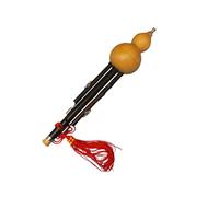 Cucurbit Flutes Hulusi Natural Three Tone Detachable Wind Instrument For Beginners And Adults(C major)