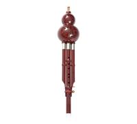 Cucurbit Flutes Hulusi Traditional Folk Musical Instrument Suitable For Solo Performances And Music Learning(Red Bronze)