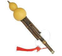 Cucurbit Flutes Nine Hole Hulusi In The Key Of C Bb Musical Instrument For Playing And Learning It Comes With BOX And A Flute Knot(C major)