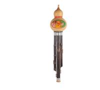 Cucurbit Flutes Three Tone Gourd With Ribbon And Leather Box In F G A Bb And C Majors Suitable For Beginners And Adults(G major)