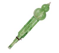 Cucurbit Flutes Traditional Gourd Flute Is Easy To Play Durable And Suitable For Beginners In C And Bb Keys(Green B-flat major)