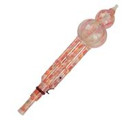 Cucurbit Flutes Traditional Gourd Flute Is Easy To Play Durable And Suitable For Beginners In C And Bb Keys(Pink C major)