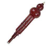 Cucurbit Flutes Traditional Gourd Flute Is Easy To Play Durable And Suitable For Beginners In C And Bb Keys(Red C major)