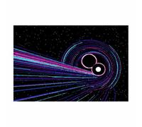 CUDAOO Abstract Canvas Wall Art Modern Textured Painting Geometric Pixels tunnel for Bathroom Livings Room Modern Paintings(multicolored28)-60x90cm Unframed