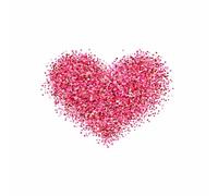 CUDAOO Chic Heart Canvas Art Valentine'S Artwork For Wall Broken Heart Picture for Living Room, Bedroom, Home Office - Indoor/Outdoor Use(red and white147)-20x30cm Unframed