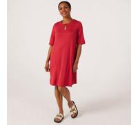 Cuddl Duds Flexwear Tee Lounge Dress DRESS BLUES 2XL