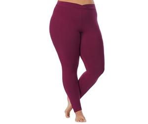 Cuddl Duds Softwear with Stretch Legging, Grape, 1X
