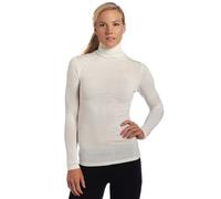 Cuddl Duds Women's Softwear with Stretch Long Sleeve Turtle Neck Top Ivory Large
