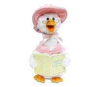 Cuddle Barn Mud Pie Mother Goose Animated Soft Plush Toy, Pink, 14 Inch
