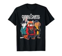 Cuddle Cartel Red Panda Rabbit Capybara Funny Cute Animals T-Shirt