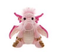 Cuddle Cub Festoon | Small Pink Baby Pocket Sized Dragon Plush Character | Suitable from birth gift