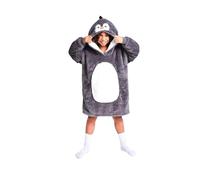Cuddle Kids Medium Blanket Hoodie Penguin 7-12 years