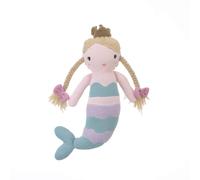 Cuddle Me Mermaid 100% Cotton Knitted Plush Toy Cassidy Aqua/Lavender