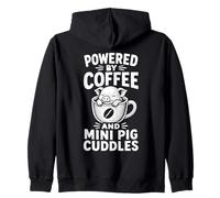Cuddle Mini Pig Cute Piglet Zip Hoodie