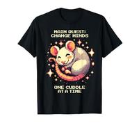 Cuddle Quest Active | Pixel Art Pet Rat Retro Style T-Shirt