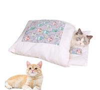 Cuddle Sack for Cats, Pet Sleeping Bag Bed, Cat Sleeping Bag, Non Slip Soft Machine Washable Comfortable Warm Sleeping Bag for Cats