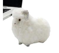 Cuddle Sheep Plush - Realistic Lamb Toy With Filling,Soft Sheep Toy - For Home Student Room Living Room Office Indoor Bedroom Decor