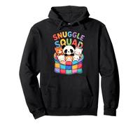 Cuddle Up Day Cute Animals Pullover Hoodie