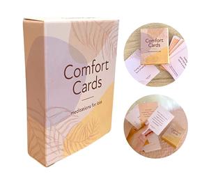 CuddleBuddys Comfort Cards | Grief Affirmation Cards 50-Card Deck With Healing Exercises And Quotes | Calming Grief and Bereavement Healing Cards - Soothing | Card Deck for Loss Meditation and