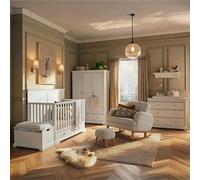 CuddleCo Beaumont Grand 3 Piece Nursery Furniture Set - White
