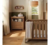 CuddleCo Burford 2 Piece Nursery Furniture Set - Oak