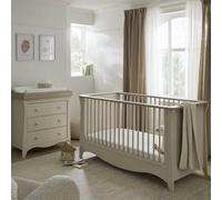 CuddleCo Clara 2 Piece Nursery Furniture Set - Cashmere & Ash