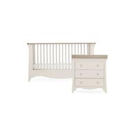 Clara 2 Piece Nursery Furniture Set Stone Beige
