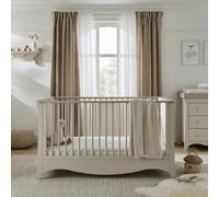 CuddleCo Clara Cot Bed - Cashmere & Ash