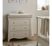 CuddleCo Clara Dresser Changer - Cashmere & Ash