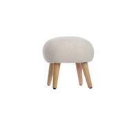 CuddleCo Etta Foot Stool - Boucle Mushroom