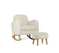CuddleCo Etta Nursing Chair and Foot Stool - Sand