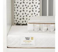 CuddleCo Mother&Baby Pure Gold Anti-Allergy Coir Pocket Sprung Cot Mattress 120 x 60cm