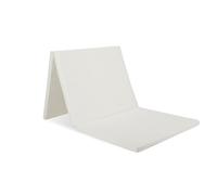 CuddleCo Soft Play 3-Fold Tumble Mat in Pebble - 180cm x 75cm - Cushioned & Stable Surface for Tumbling, Crawling, Rolling & Gentle Floor Play, Build Strength & Confidence, Wipe-Clean Foldable Design