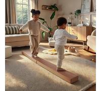 CuddleCo Soft Play Balance Beam for Kids, Tuscany, Faux Leather