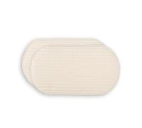 CuddleCo Travel Changing Mat 2-Pack - Water-Repellent, 100% Cotton Cover, Lightweight & Foldable - Ideal for On-The-Go Parents Seeking Convenient a Portable Changing Mat (Cashmere Waffle)