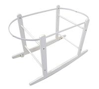 Cuddles Collection Rocking Moses Basket Stand (White)