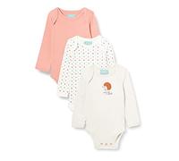 Cuddles & Cribs Baby Unisex Bodysuit Romper Hedgehog Babygrow, Pink Grey White, 12-18 Months