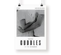 Cuddles In The Kitchen - Photo Poster: Music Inspired Print, Unique Home Decor, Cool Wall Art, Gloss Print, Kitchen Quote Poster