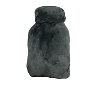 Cuddlesoft Grey Deluxe Fleece 0.5L Mini Hot Water Bottle & Cover