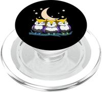 Cuddling Nonbinary Owls Lunar Pride Night PopSockets PopGrip for MagSafe