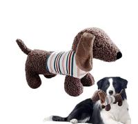 Cuddly and squeaky dog toys - plush stuff, friend sounds generates and with a crackling structure for puppy training and recovery in the house
