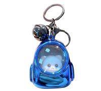 Cuddly Bear Keyring - Lighted Bear Pendant Keyring In Bag | Bear Keyring For Women, Cartoon Bear Keychain, Ado, Blue, riferimento alla descrizione