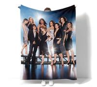 Cuddly Blanket, The L Word Theme Blanket, Flannel Blanket, Sofa Blanket, Fluffy Warm Bedspread, Flannel Blanket, Girl Scene, Bed Linen for Girls (C, 220 x 240 cm)