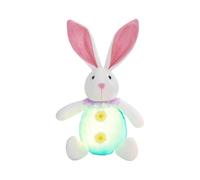 Cuddly Bunnies with Lights, Easter Luminous Bunny | LED Light Up Plush Sleep Toy - Handmade Easter Desk Decorations for Girls
