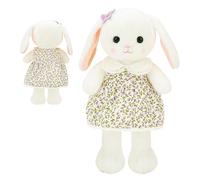 Cuddly Bunny Plush, Stuffed Animal Doll, Soft Throw Pillow with Easter Scene Design, Plush Ornament, Bunny Doll with Sturdy Build, Home Decor Accessory for Living Room and Study Room