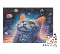 Cuddly Cat Puzzles for Adults 1000 Pieces with Anti-glare Surface Jigsaws for Adults for Relaxing Activities for Adults And Mindfulness Activities As Mother‘s Day Gift 70x50cm/1000pcs
