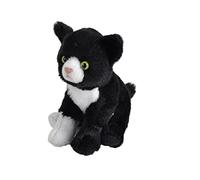 cuddly cat Tuxedo junior 13 cm plush black